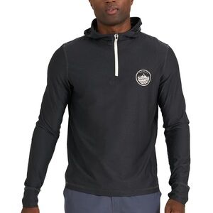 Vuori Men's Black Lightweight Tech Hoodie / Sun shirt